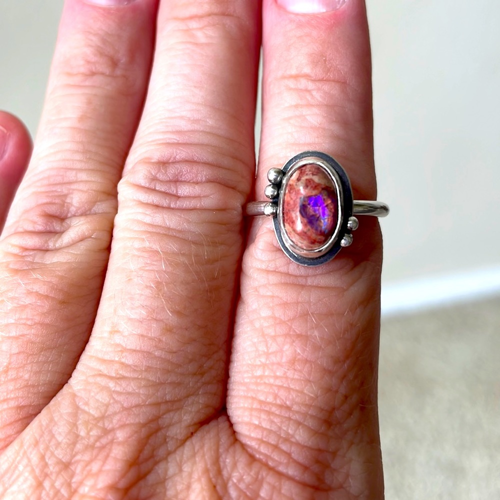 Mexican Opal Ring